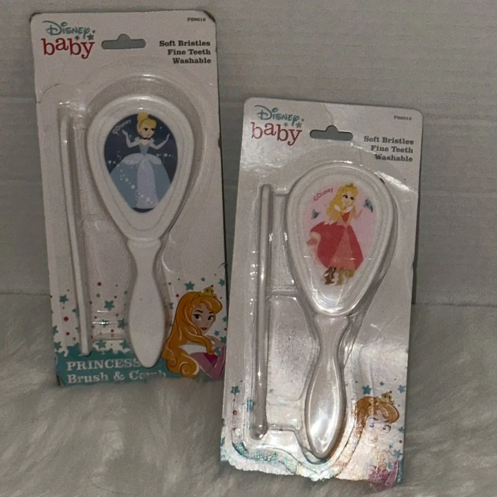 Disney Princess Baby Soft Brush w/ Comb Set Cinderella/Aurora